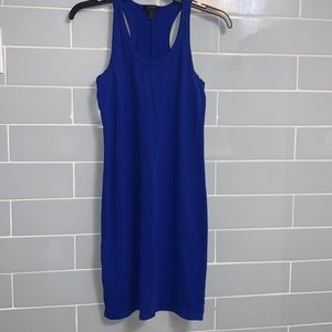 Blue J. Crew Racerback Tank Dress